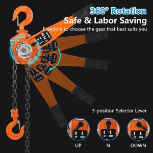 Manual Lever Chain Puller Hoist for Industrial Lifting - Image 6