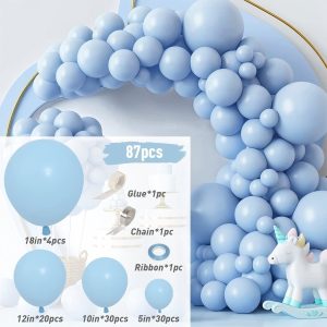 Balloons 87 pcs White Balloons Garland Arch Kit - Image 4