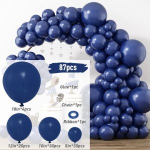 Balloons 87 pcs White Balloons Garland Arch Kit - Image 6