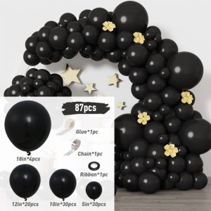 Balloons 87 pcs White Balloons Garland Arch Kit - Image 3