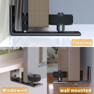2PCS Barn Door Floor Guide - Image 5