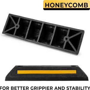 Heavy Duty Rubber Parking Stopper for Garage 2Pack - Image 5