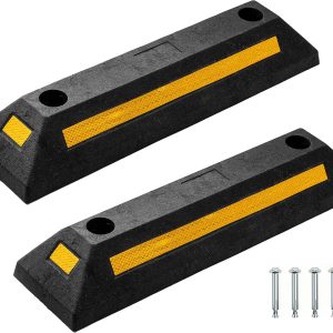 Heavy Duty Rubber Parking Stopper for Garage 2Pack - Image 1