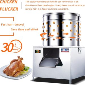 Chicken Feather Plucker Electric Poultry Defeathering 60cm - Image 2