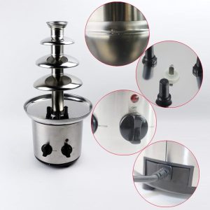 4-Tier Stainless Steel Chocolate Fountain - Image 5