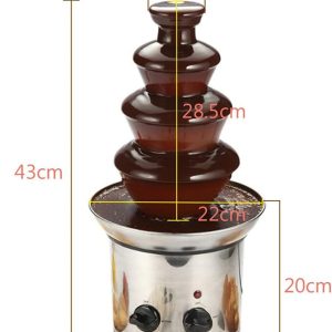 4-Tier Stainless Steel Chocolate Fountain - Image 6